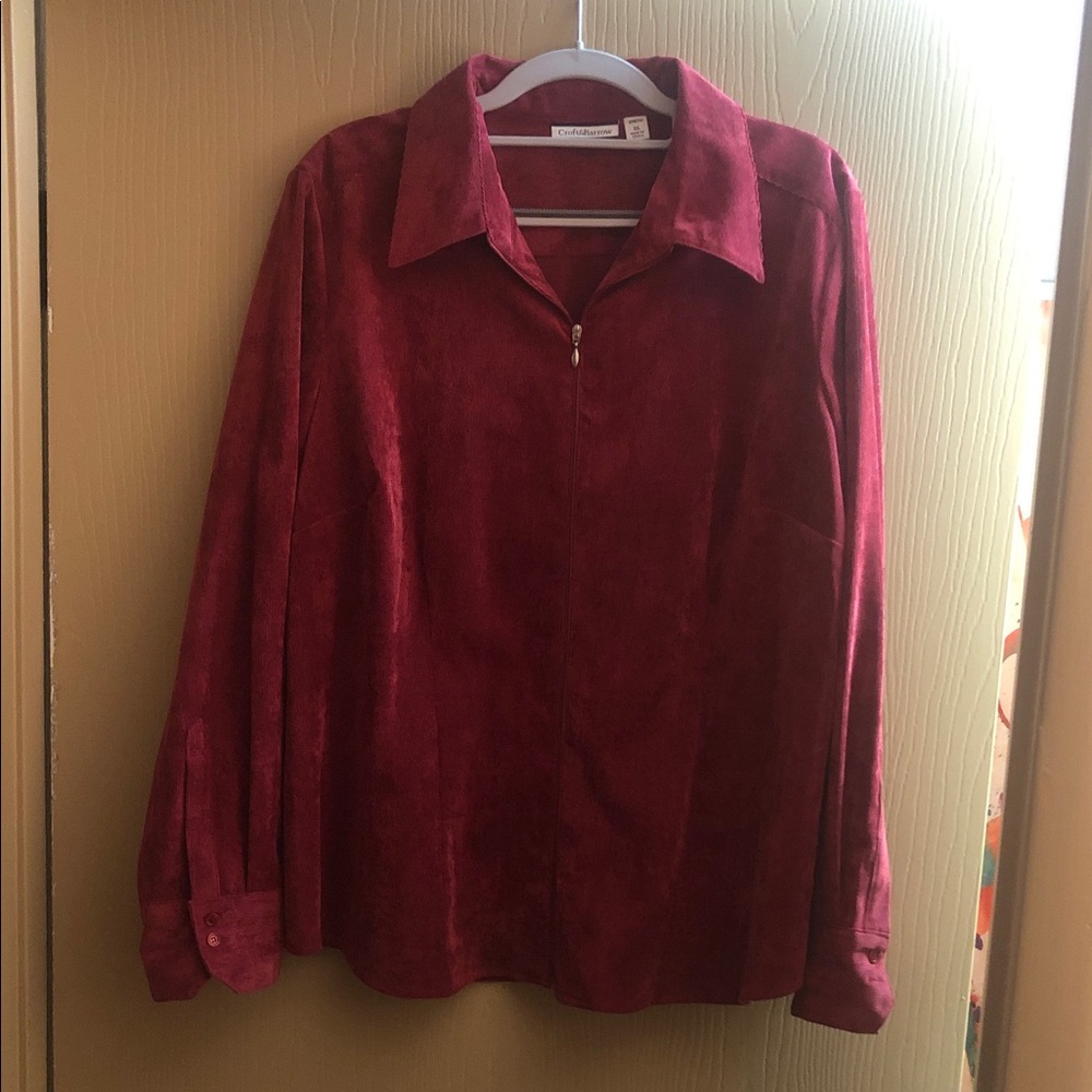 Croft & Barrow Rich Red Shirt